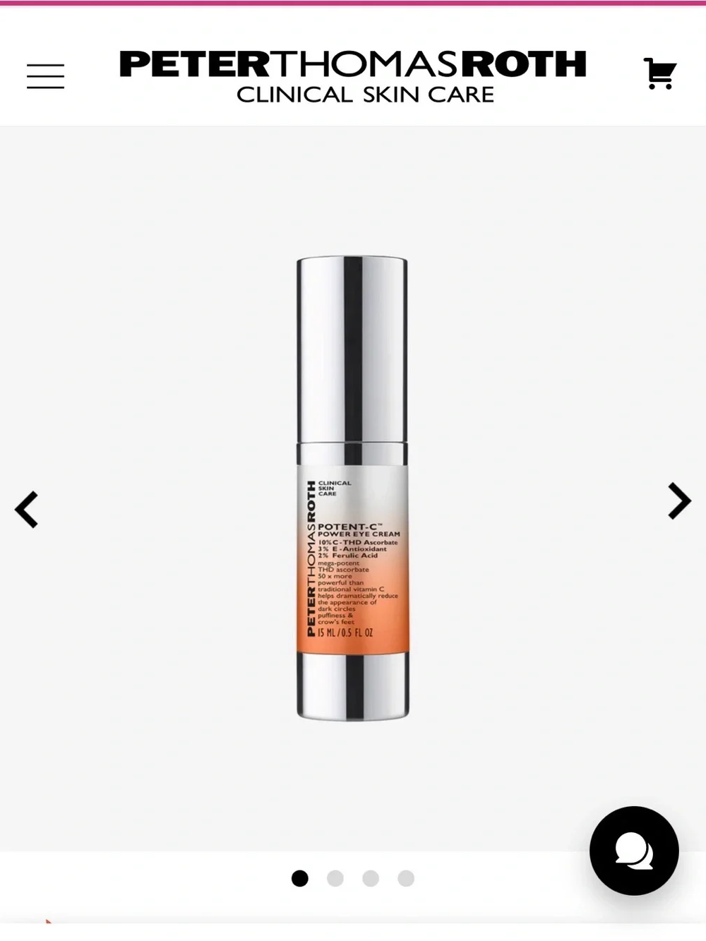 Peter Thomas Roth Potent-C Power Eye Cream